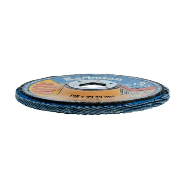 Круг лепестковый конический  KARBOSAN Comfort Line LD ZXR11 125х22мм Р120